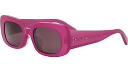 CELINE 3 Dots Rose Rectangular Sunglasses