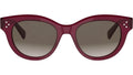 CELINE 3 Dots Red Round Sunglasses