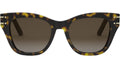 DiorSignature B4I Shiny Havana Butterfly Sunglasses