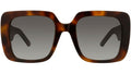 WilDior S3U Havana Geometric Sunglasses