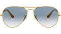 Aviator Gradient RB3025 001/3F Gold Blue