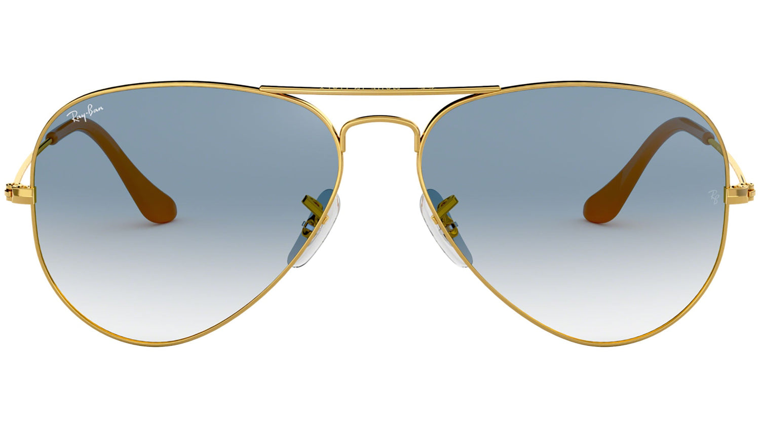 Aviator Gradient RB3025 001/3F Gold Blue