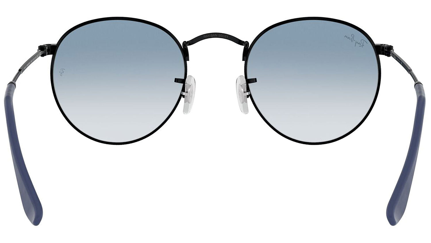 Round Metal RB3447 black blue gradient