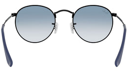 Round Metal RB3447 black blue gradient