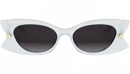 DiorButterfly S2I Transparent Blue Butterfly Sunglasses