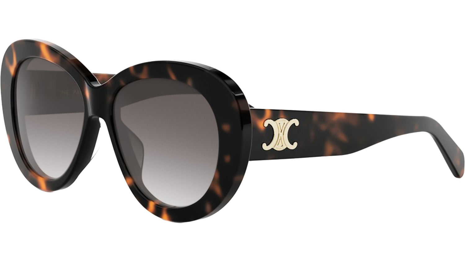 Triomphe Havana Butterfly Sunglasses