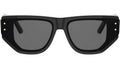 DiorSignature 15I Shiny Black Geometric Sunglasses