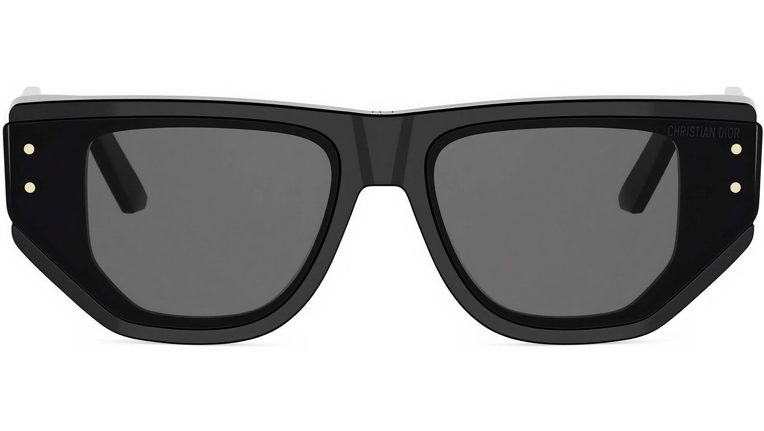 DiorSignature 15I Shiny Black Geometric Sunglasses