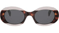 Triomphe Pink Oval Sunglasses