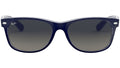 New Wayfarer Color Mix RB2132 matte blue on transparent