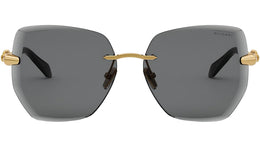 Serpenti Viper Gold Geometric Sunglasses