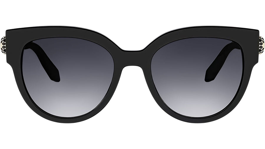 Serpenti Forever Black Round Sunglasses