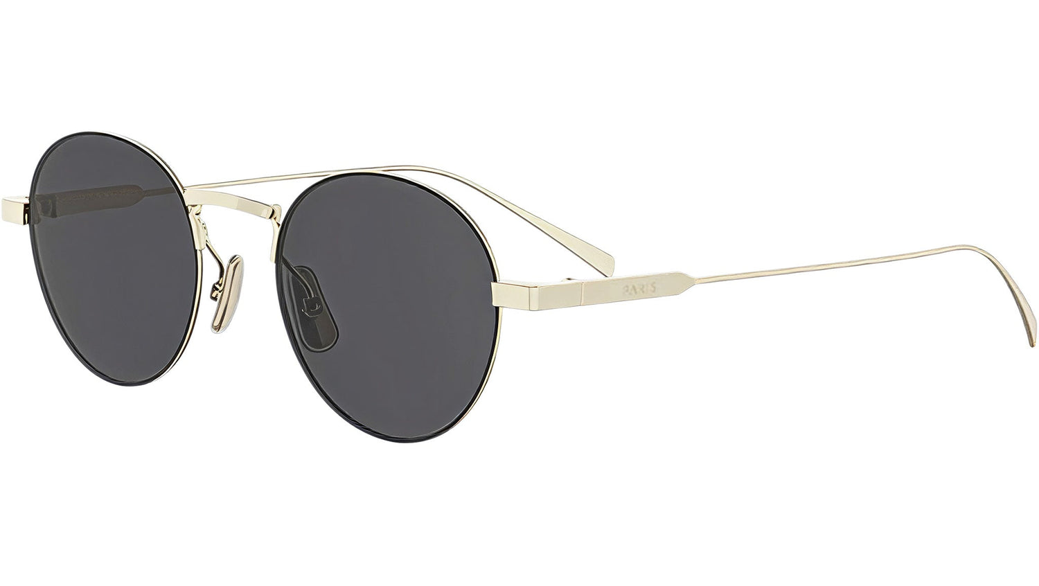 Metal Gold Round Sunglasses