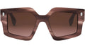 Fendi Roma Brown Geometric Sunglasses