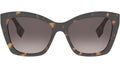 Lettering Dark Havana Cat Eye Sunglasses