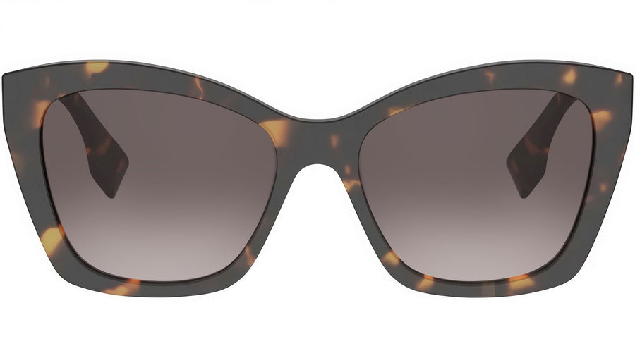 Lettering Dark Havana Cat Eye Sunglasses