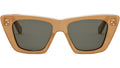 CELINE 3 Dots Peach Cat Eye Sunglasses