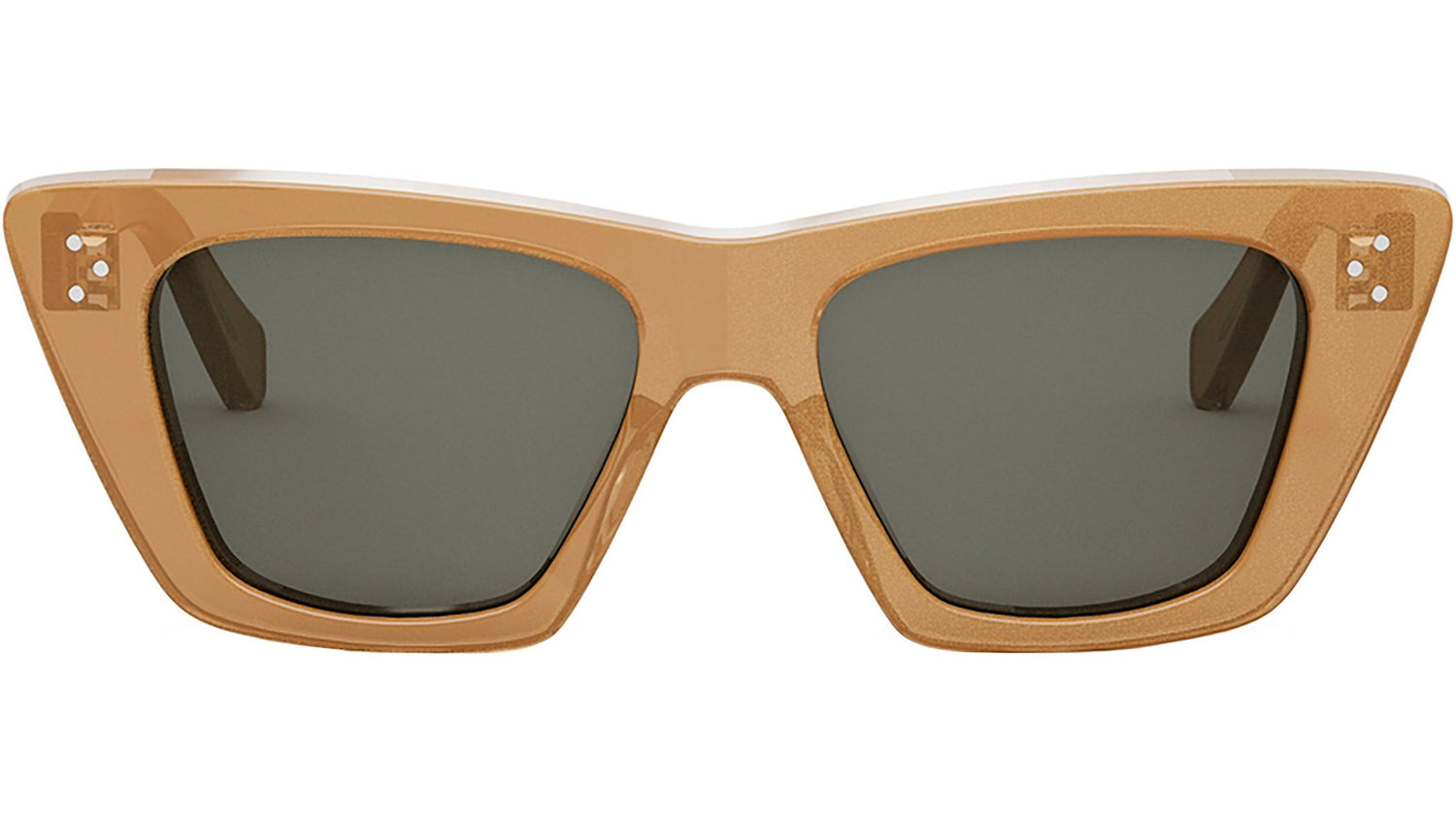 CELINE 3 Dots Peach Cat Eye Sunglasses