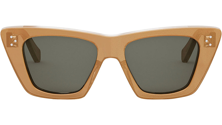 CELINE 3 Dots Peach Cat Eye Sunglasses