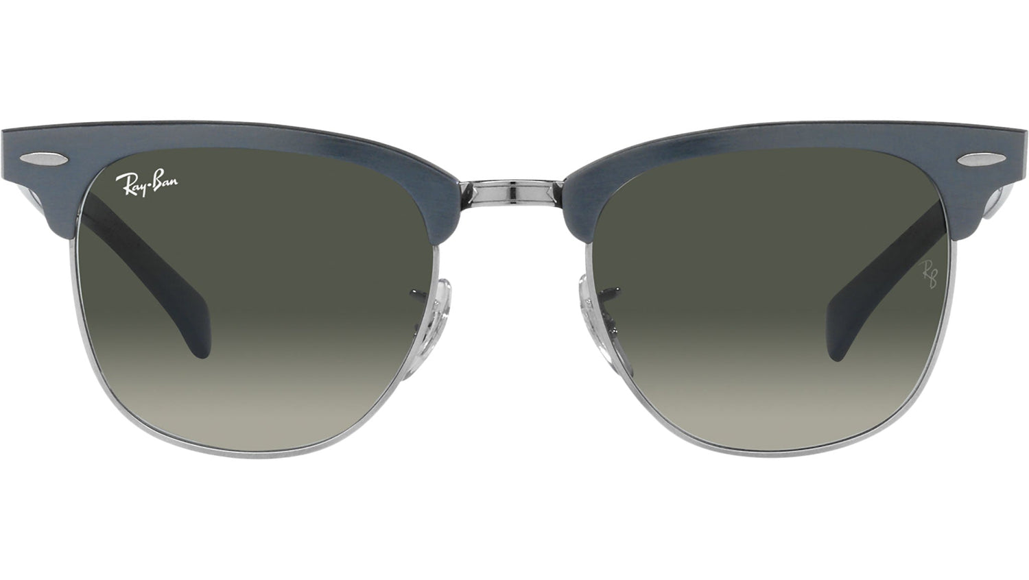 Clubmaster Aluminum RB3507 924871 brushed blue on silver