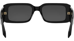 Serpenti Forever Black Rectangular Sunglasses