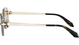 Serpenti Forever Gold Oval Sunglasses