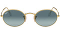 Oval Metal RB3547 001/3M Gold Blue