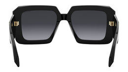 Serpenti Black Geometric Sunglasses