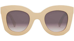 CELINE 3 Dots Beige Butterfly Sunglasses