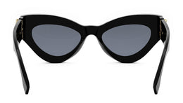 FF Diamonds Black Cat Eye Sunglasses