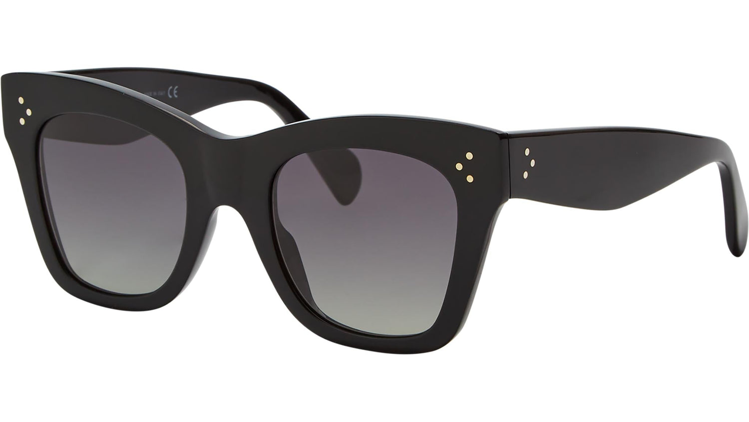 CELINE 3 Dots Black Cat Eye Sunglasses