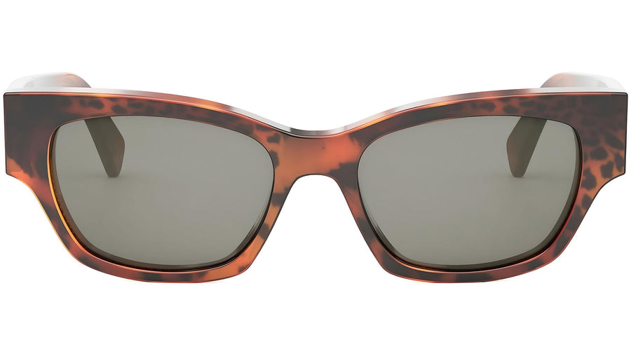 Monochroms Leopard Print Rectangular Sunglasses