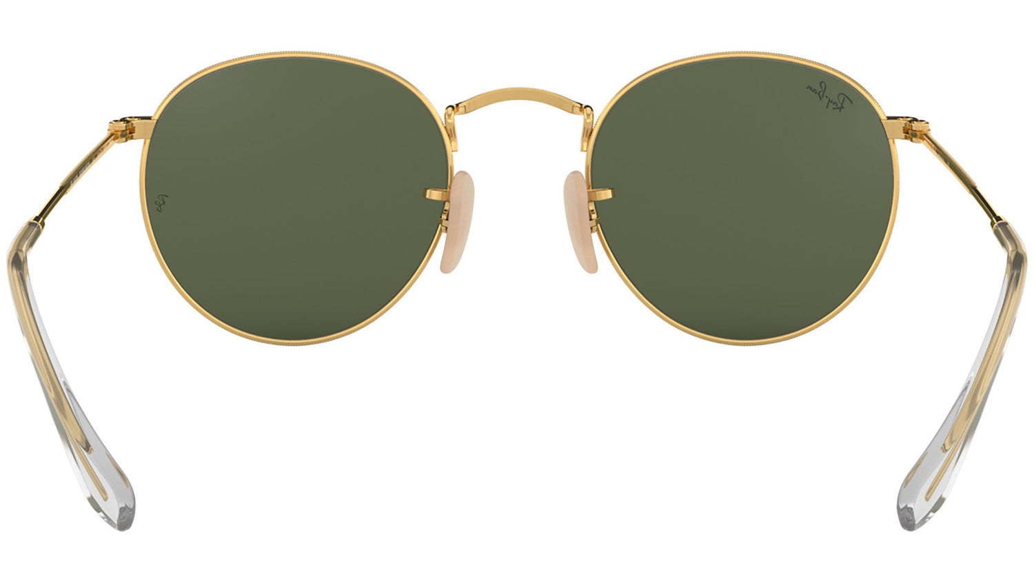 Round Flat Lenses RB3447N polished gold