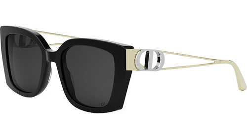 30Montaigne 13I Shiny Black Butterfly Sunglasses