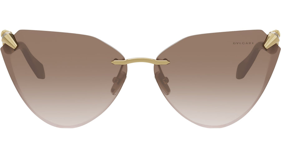 Serpenti Light Gold Cat Eye Sunglasses