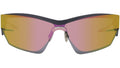 Giv Cut Silver Geometric Sunglasses