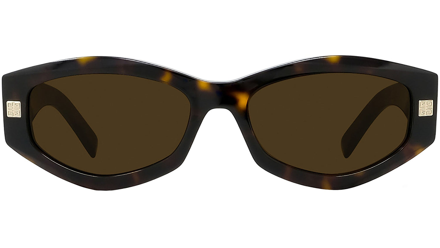 GV Day Dark Havana Geometric Sunglasses