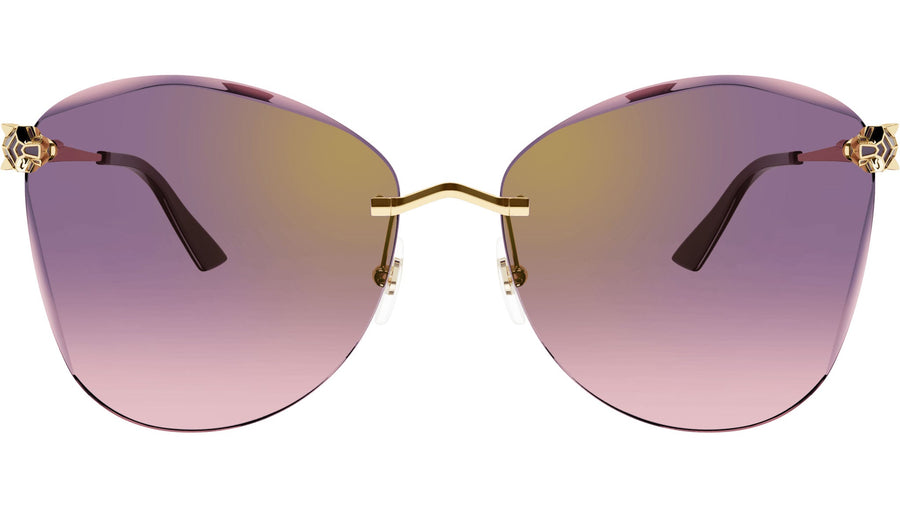 Panthère CT0398S 003 Gold Violet