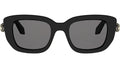 Serpenti Forever Black Rectangular Sunglasses