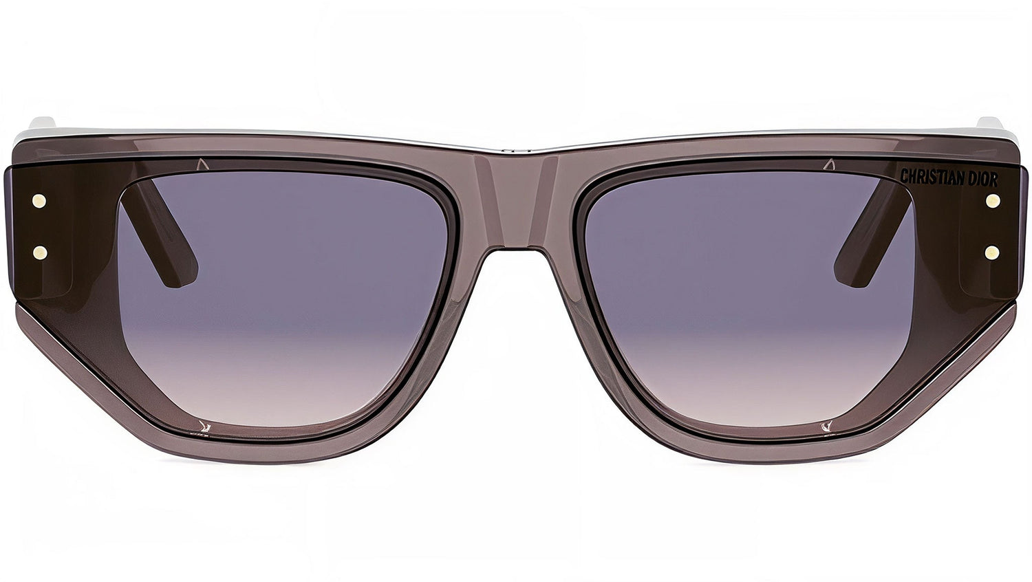 DiorSignature 15I Brown Geometric Sunglasses