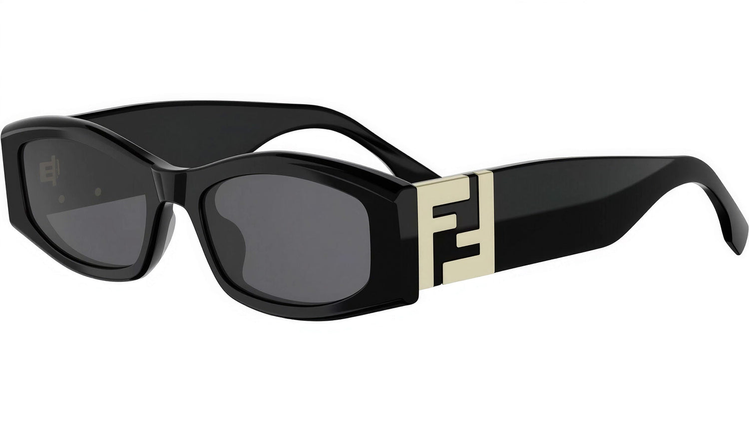 Forever Fendi Black Geometric Sunglasses