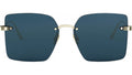 CDior S3U Light Gold Squared Sunglasses