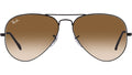 Aviator Gradient RB3025 002/51 Black Brown