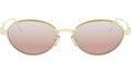 DiorCannage R1U Gold Oval Sunglasses