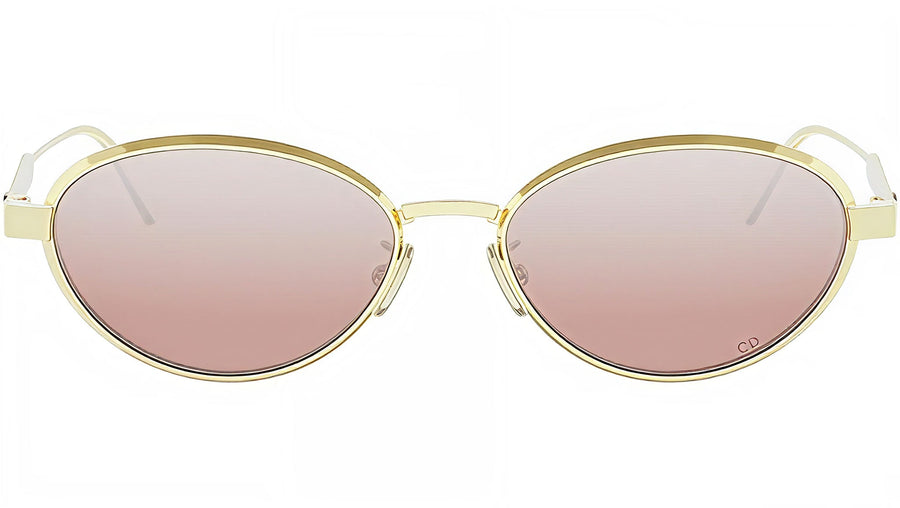 DiorCannage R1U Gold Oval Sunglasses