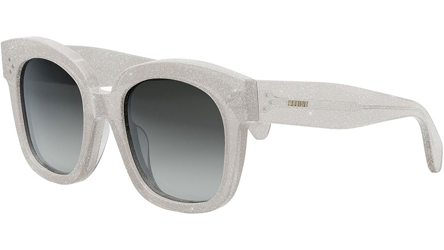 CELINE 3 Dots Milky Grey Geometric Sunglasses