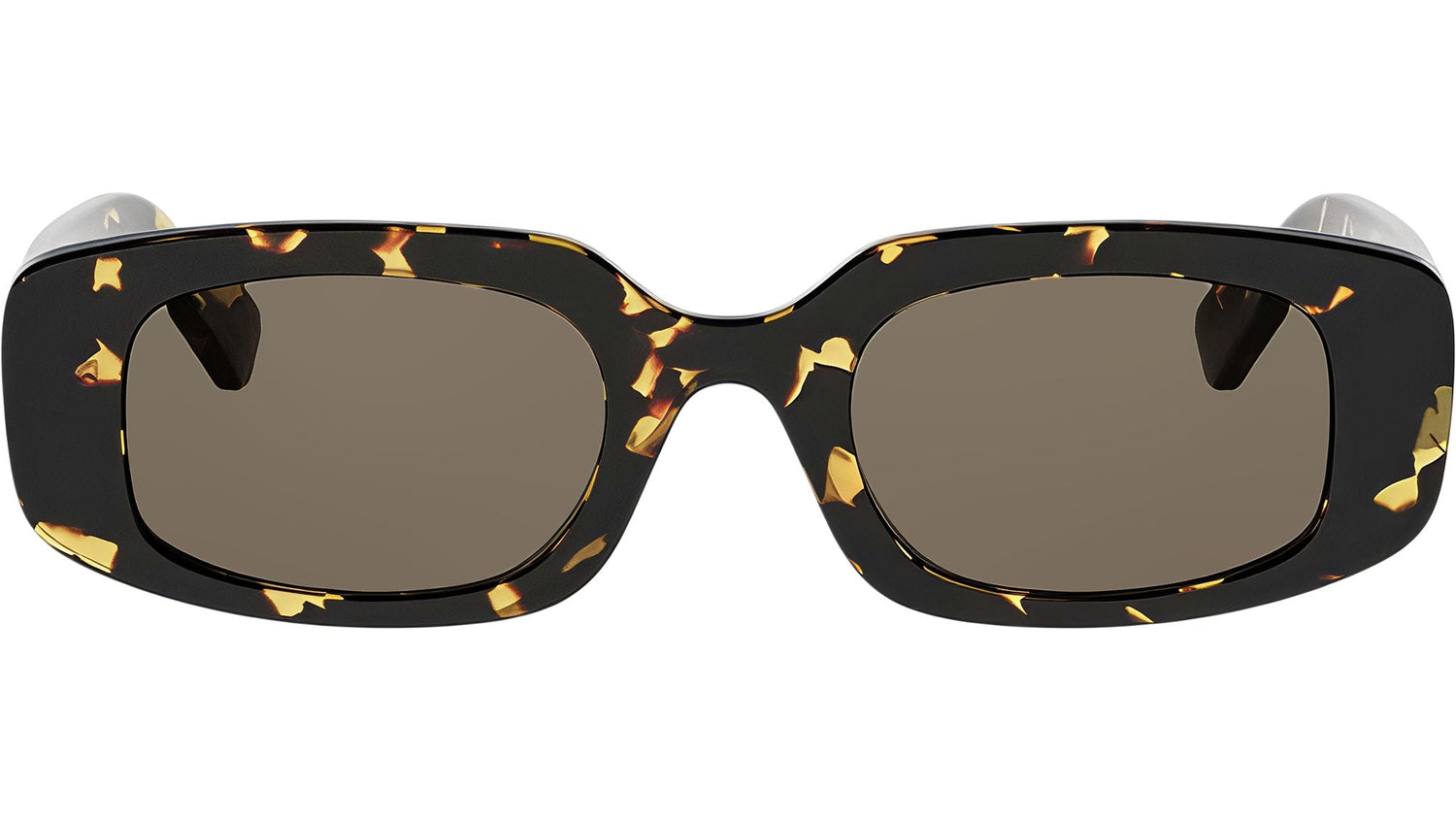 Tubogas Spotted Havana Rectangular Sunglasses
