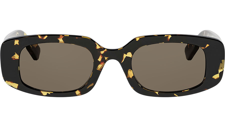 Tubogas Spotted Havana Rectangular Sunglasses