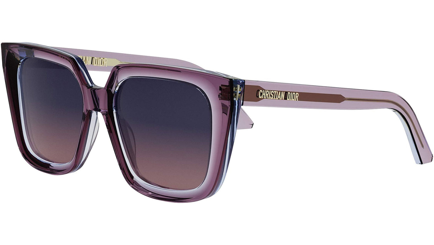 DiorMidnight S1I Purple Square Sunglasses