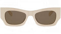 CELINE 3 Dots White Cat Eye Sunglasses
